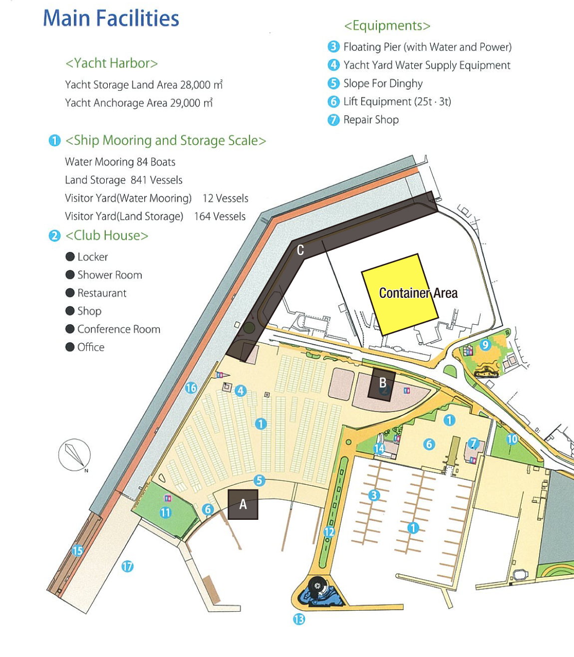main facility map